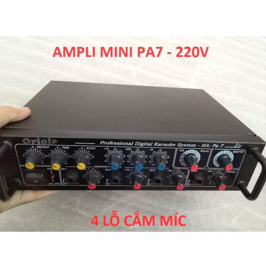 Ampli mini pa7 220v-250w