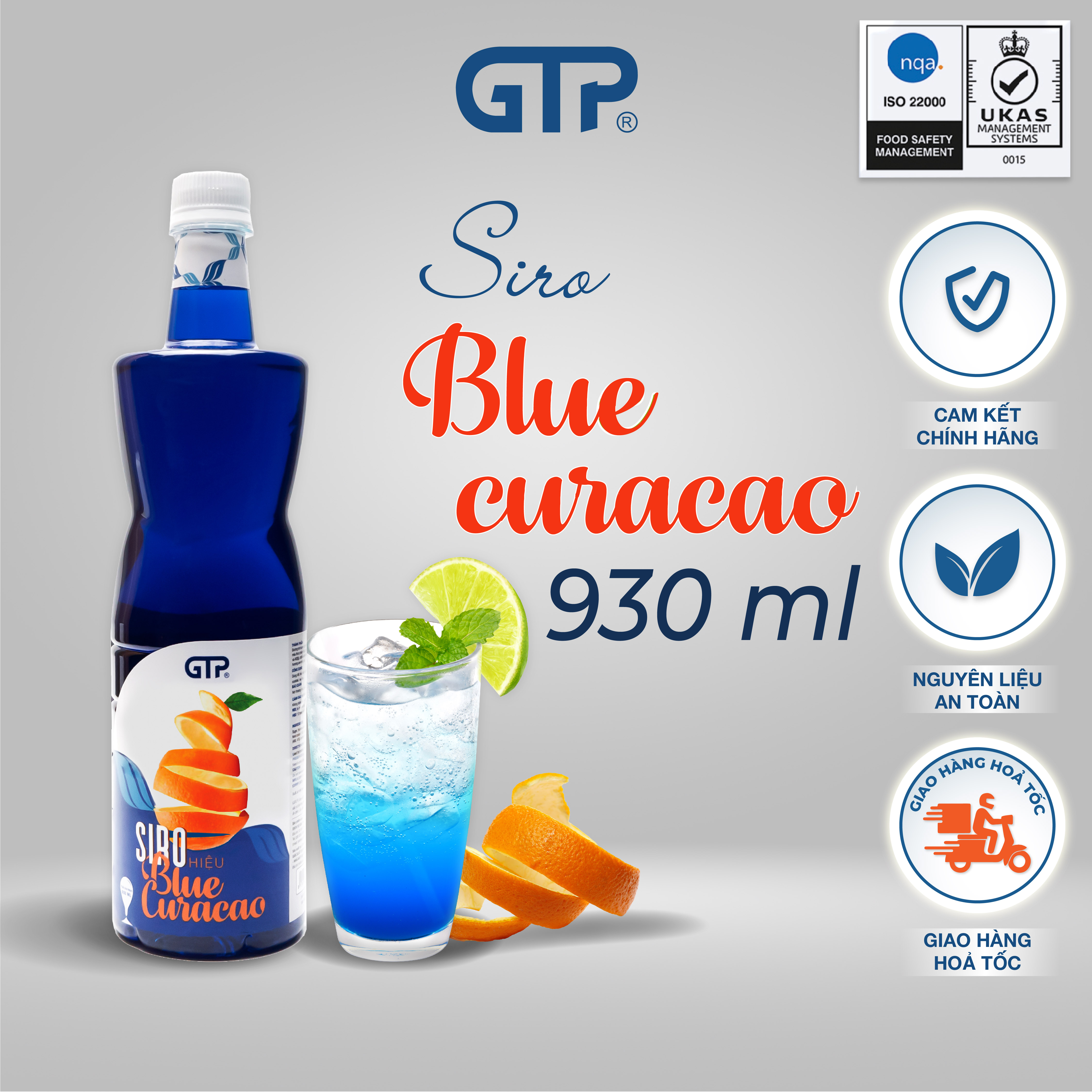 Siro GTP (930ml) nguyên liệu trà sữa syrup siro pha chế trà sữa nguyên liệu pha chế siro trái cây cocktail