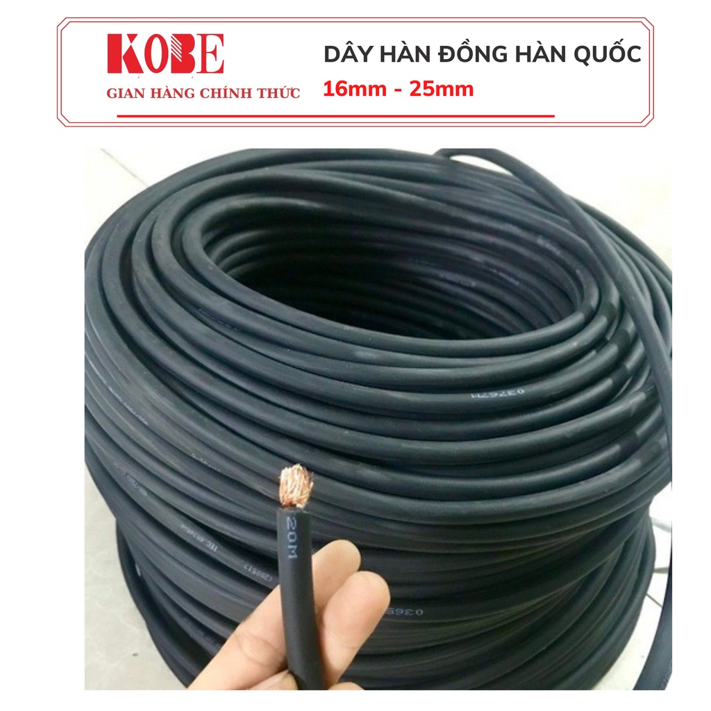Dây hàn korea lõi đồng 100% loại 16mm