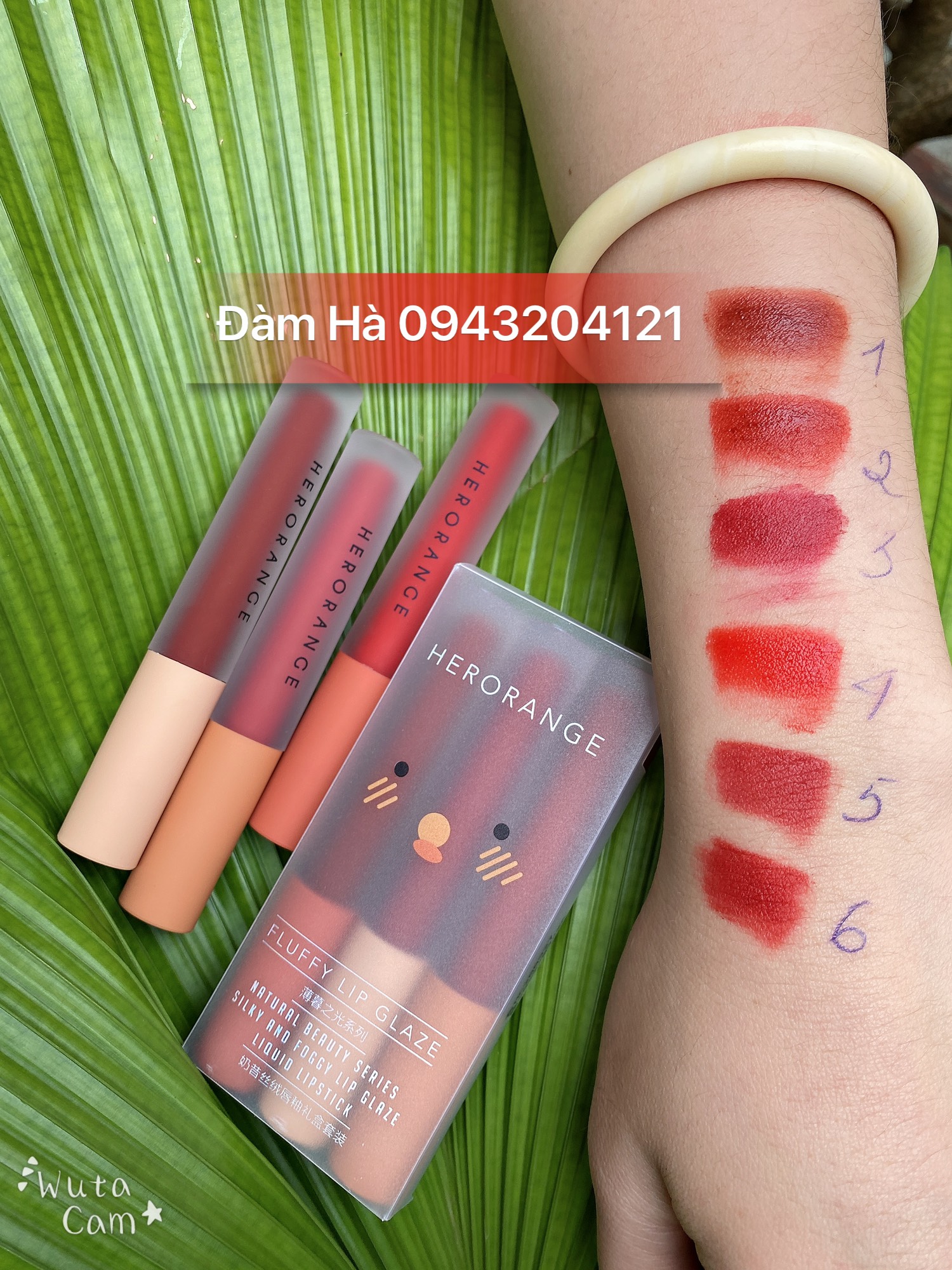 Set 3 cây son Hero Herorange nội địa trung set A