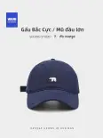 VINTLOOK Mũ Visor vành sâu lớn  Mũ bóng chày thêu hình cáo mới , phong cách thời trang và chống nắng cho nam và nữ