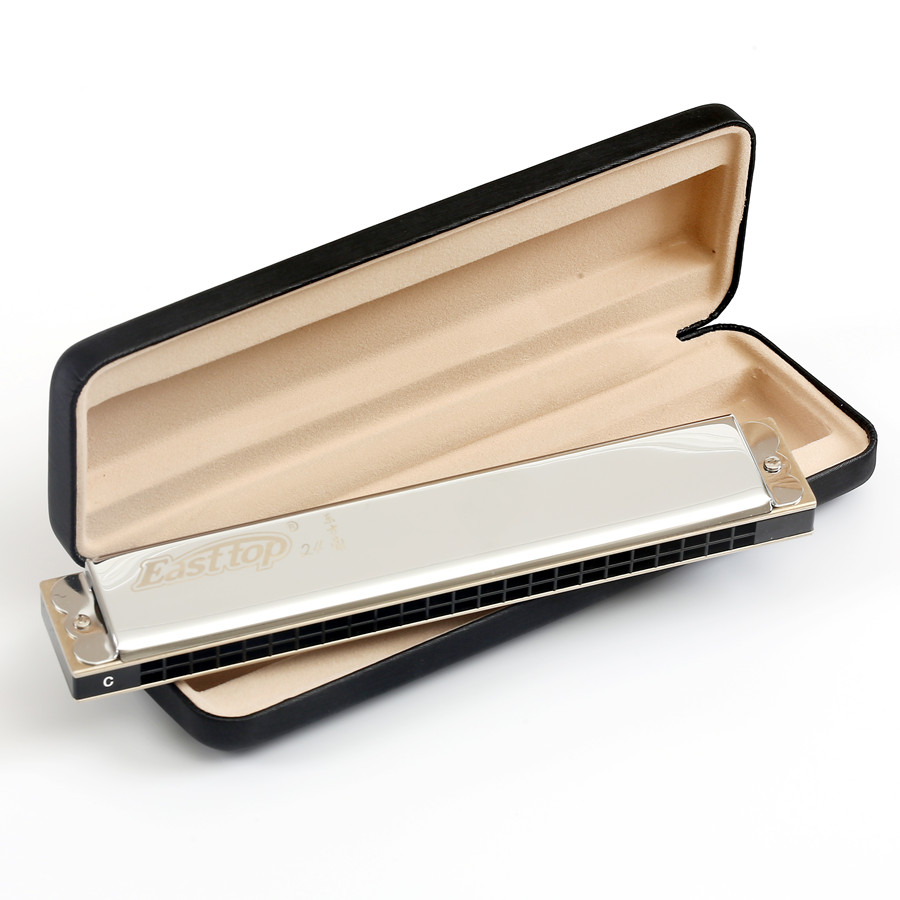 Kèn Harmonica Easttop Kèn Harmonica Tremolo 24 Lỗ Chìa Khóa Của C Hàng Có Sẵn Cơ Quan Miệng Chuyên Nghiệp Có Hộp Đựng, Cao Cấp Dành Cho Người Chơi Chuyên Nghiệp Quà Tặng Sinh Nhật Cho Trẻ Em Học Sinh Mới Bắt Đầu