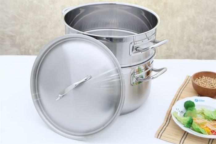 Bộ nồi xửng hấp fivestar 30cm nắp inox cáo cấp