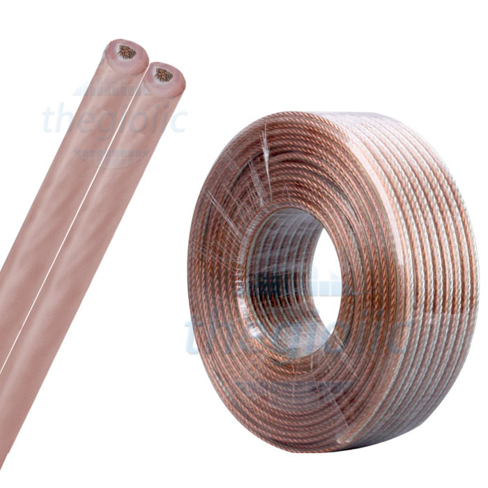 Cuộn 100 mét dây loa 100/200/300/400/500tim kết nối tín hiệu loa cực tốt
