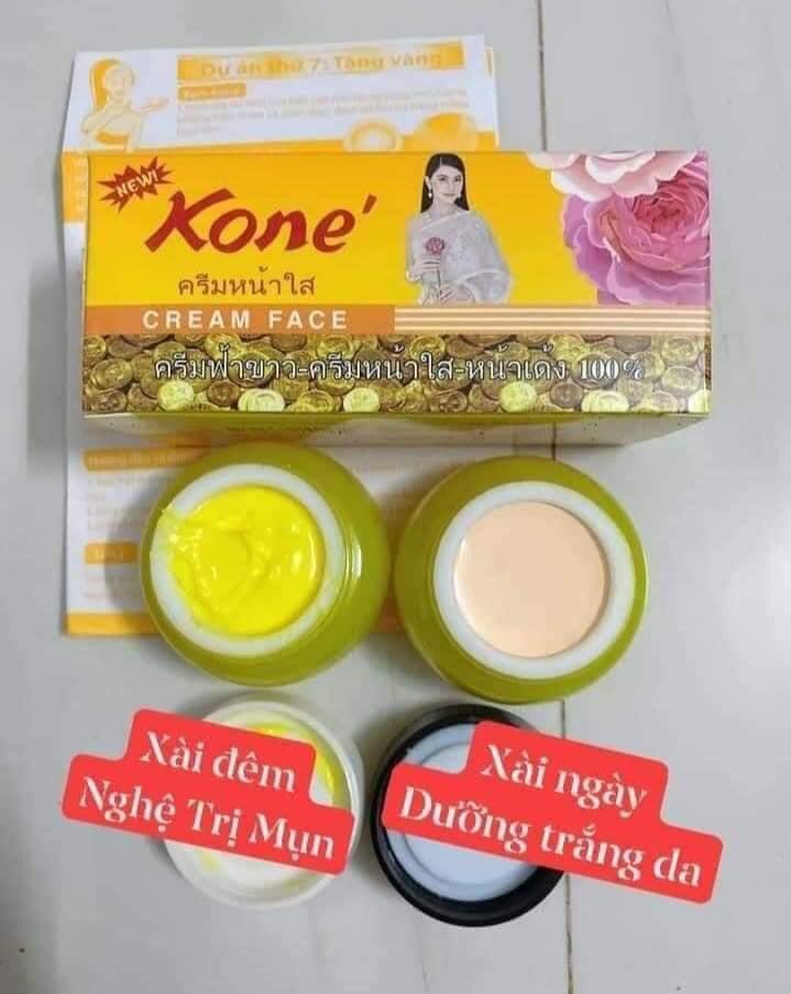Kem dưỡng da và ngừa mụn KONE' Cream Face vàng Thái Lan