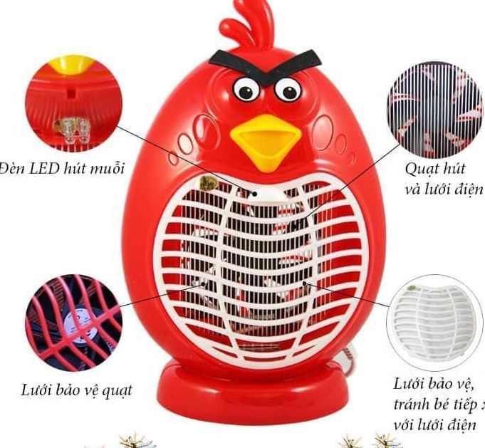 Đèn bắt muỗi hình thú có quạt hút muỗi