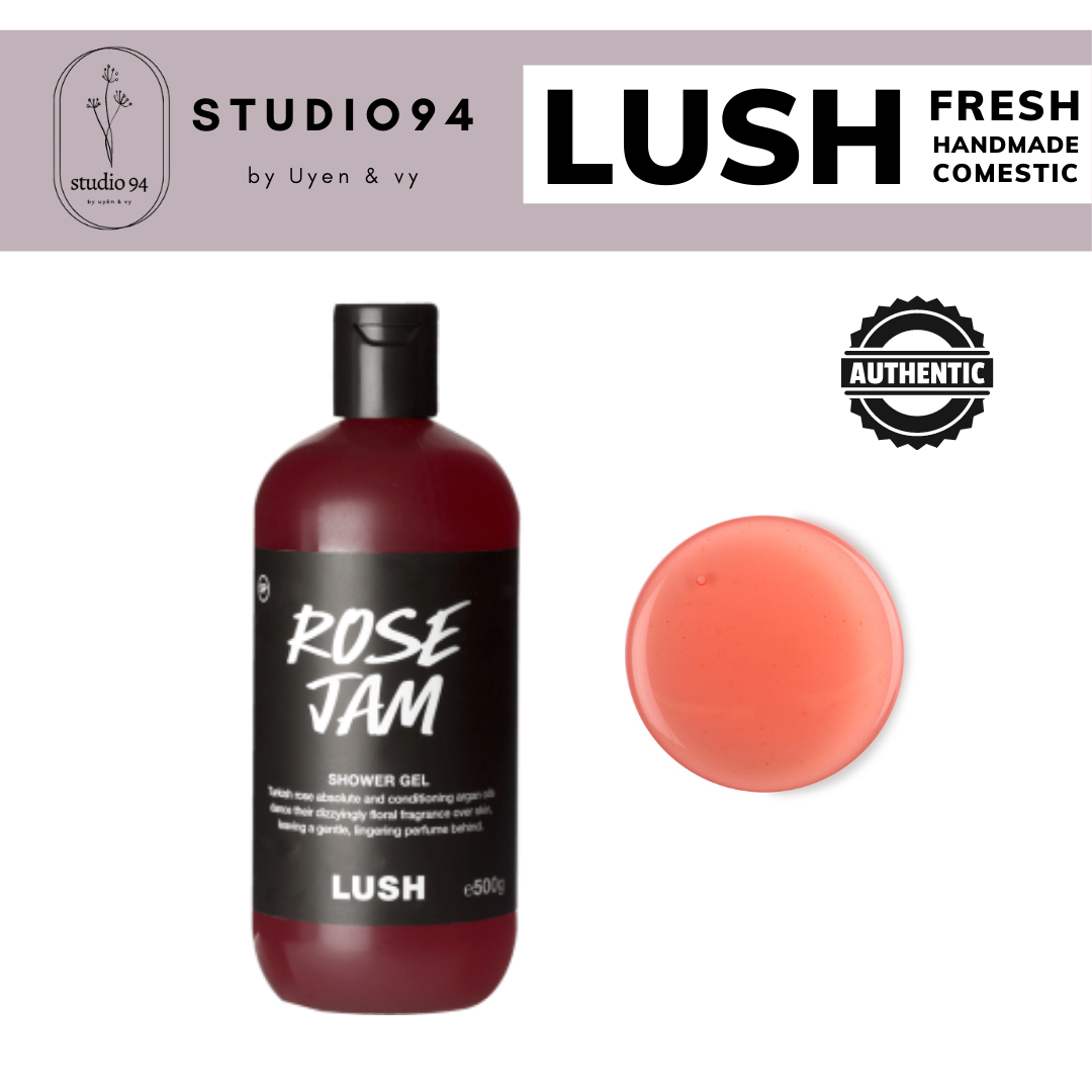 Sữa tắm lush - shower gel - rose jam