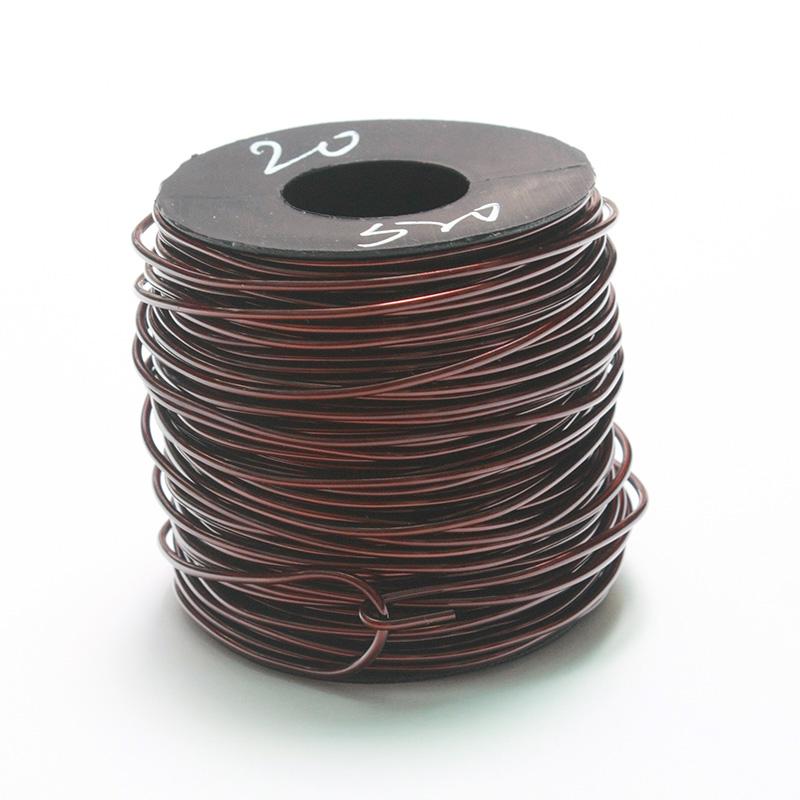 0.5kg nhôm mạ đồng size 2.0li, độ dẻo cao, uốn kiểng, ghép lan, trọng lượng giao động từ 520gr - 530gr/cuộn - rab.store