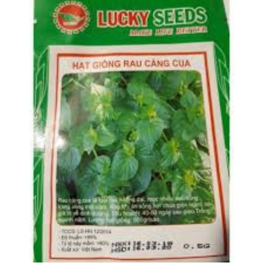 Hạt giống rau càng cua gói 0,5 gram
