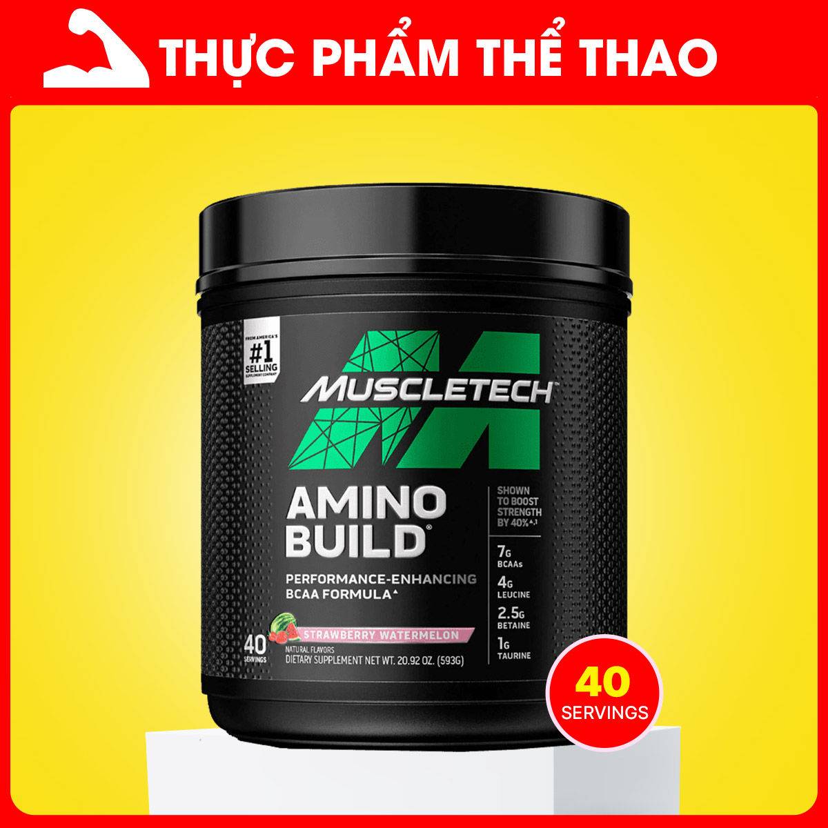 Thực phẩm bổ sung bcaa - amino build - tăng sức bền - giảm đau, phục hồi và phát triển cơ bắp - tăng tập trung tỉnh táo