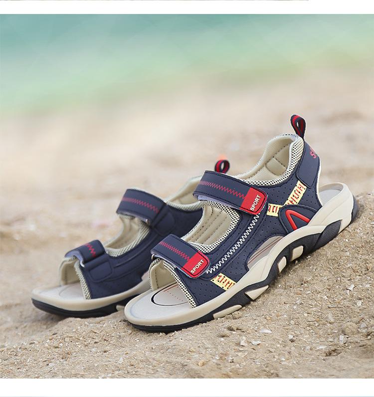 Dép sandal bé trai xuất khẩu (2 màu) 27-37 SD30