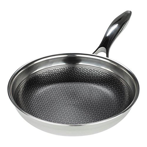 Chảo chống dính đáy từ Kims Cook inox 304 Blackcube siêu bền 3 lớp đúc liền cào không xước dùng được bếp từ hồng ngoại gas