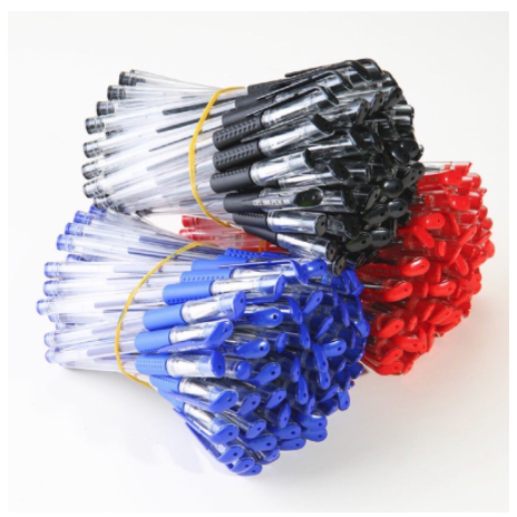 Set 10 bút bi nước văn phòng mực đều nét chữ đẹp