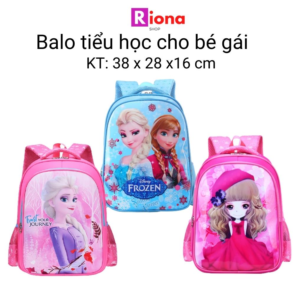 Balo tiểu học cho bé gái học sinh cấp 1 cặp sách lớp 1 cấp 1 - rionashop