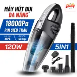 Máy Hút Bụi Cầm Tay Đa Năng 5IN1 RunDong-6053 120W Lực Hút 18000 Máy Hút Bụi Không Dây Hút Bụi Giường, Nệm, Sofa, Ô Tô, Hút Mọi Vị Trí Trong Nhà