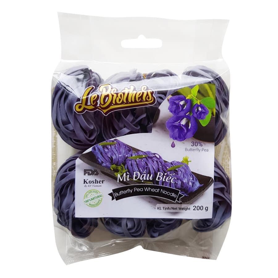 Mì rau củ đậu biếc Duy Anh - Mì rau củ đậu biếc organic - Mì rau củ tươi không chiên