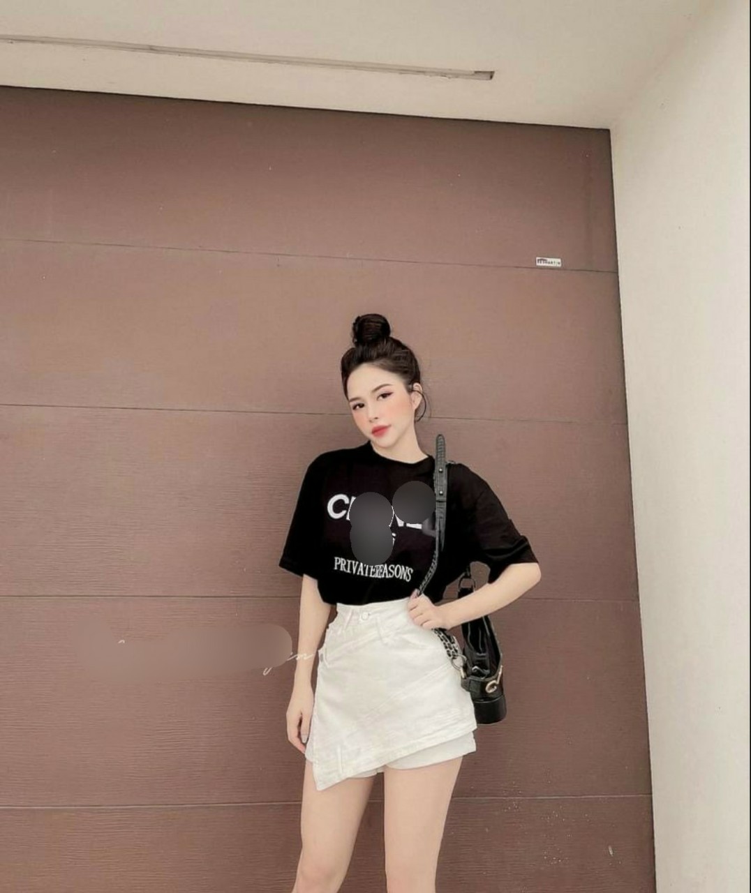 Chân váy chữ A vạt chéo xếp ly CV02-31 | Thời trang công sở K&K Fashion