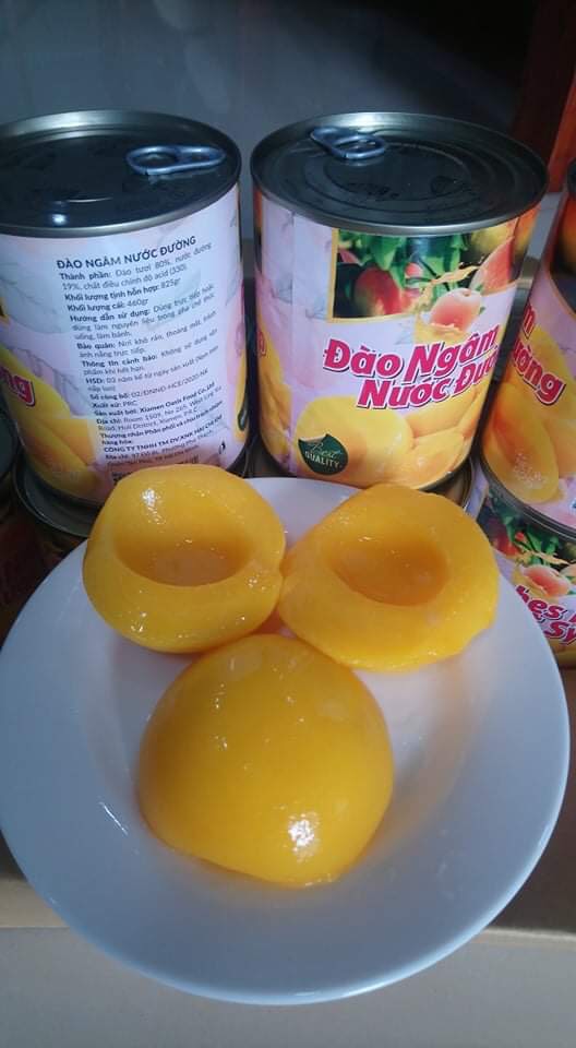 Đào ngâm nước đường 825g