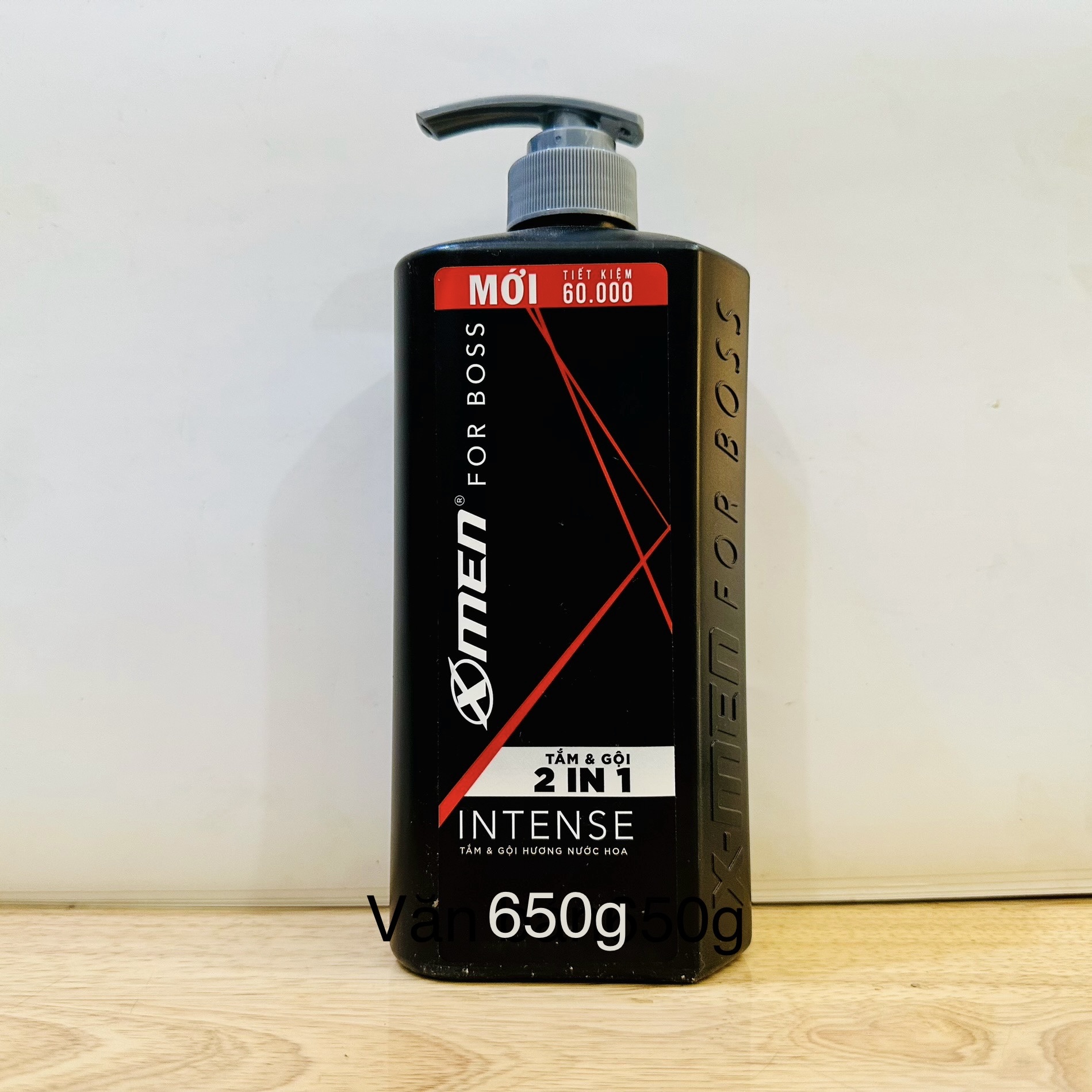 Sữa tắm gội nước hoa Xmen For boss 2in1 650g