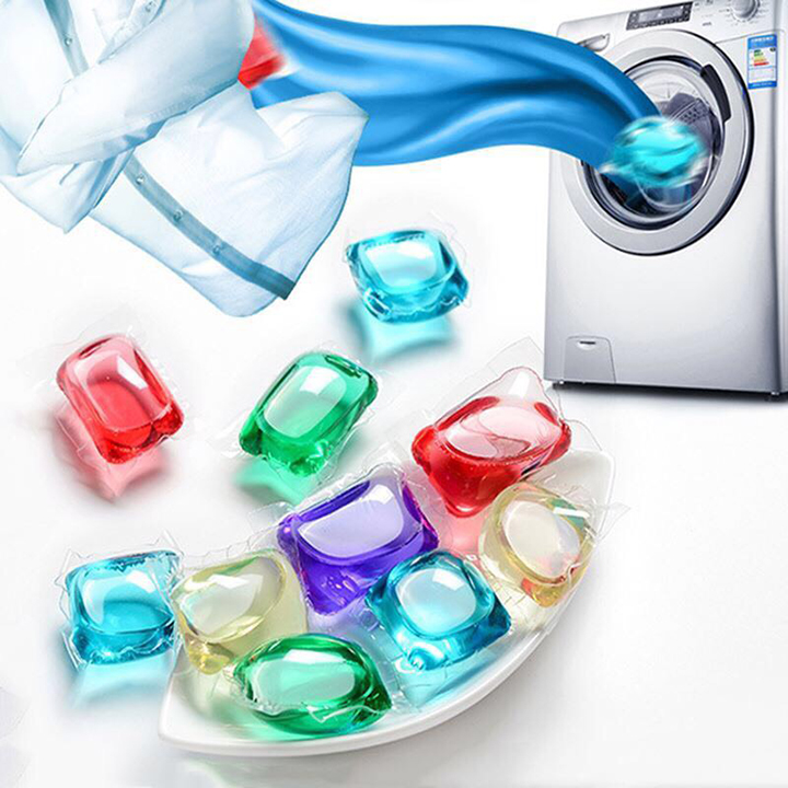 Hộp 30 Viên Giặt Xả Quần Áo Hàng Nội Địa Trung