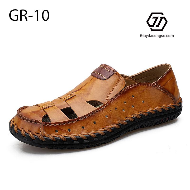 Giày da công sở - Giày rọ nam da bò cao cấp GR10