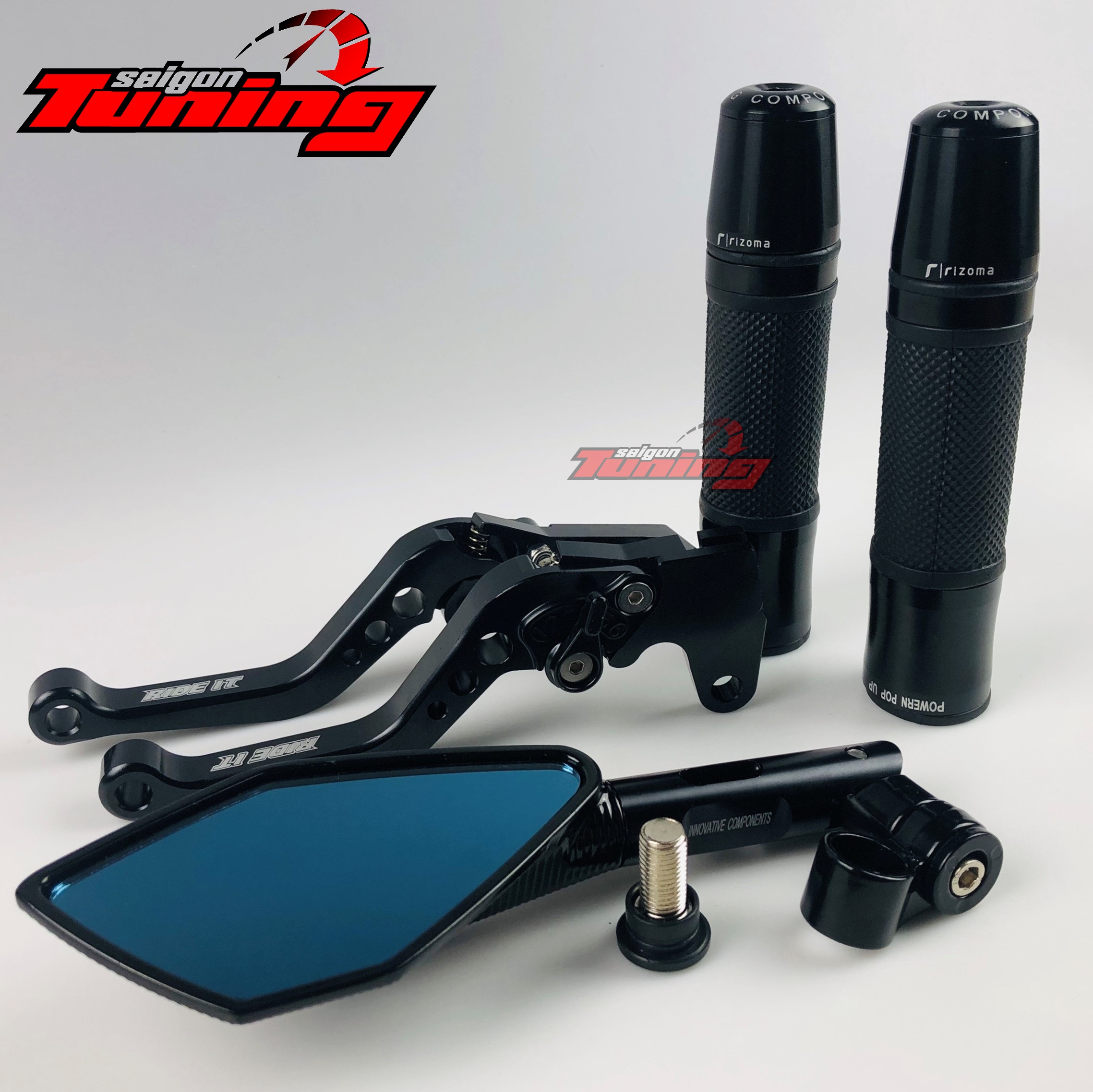 [HCM]Combo 3: Bao tay rizoma thắng 6 số gương rizoma DÀNH CHO CÁC DÒNG XE EXCITER VÀ NVX  (HÌNH CHỤP THỰC TẾ )