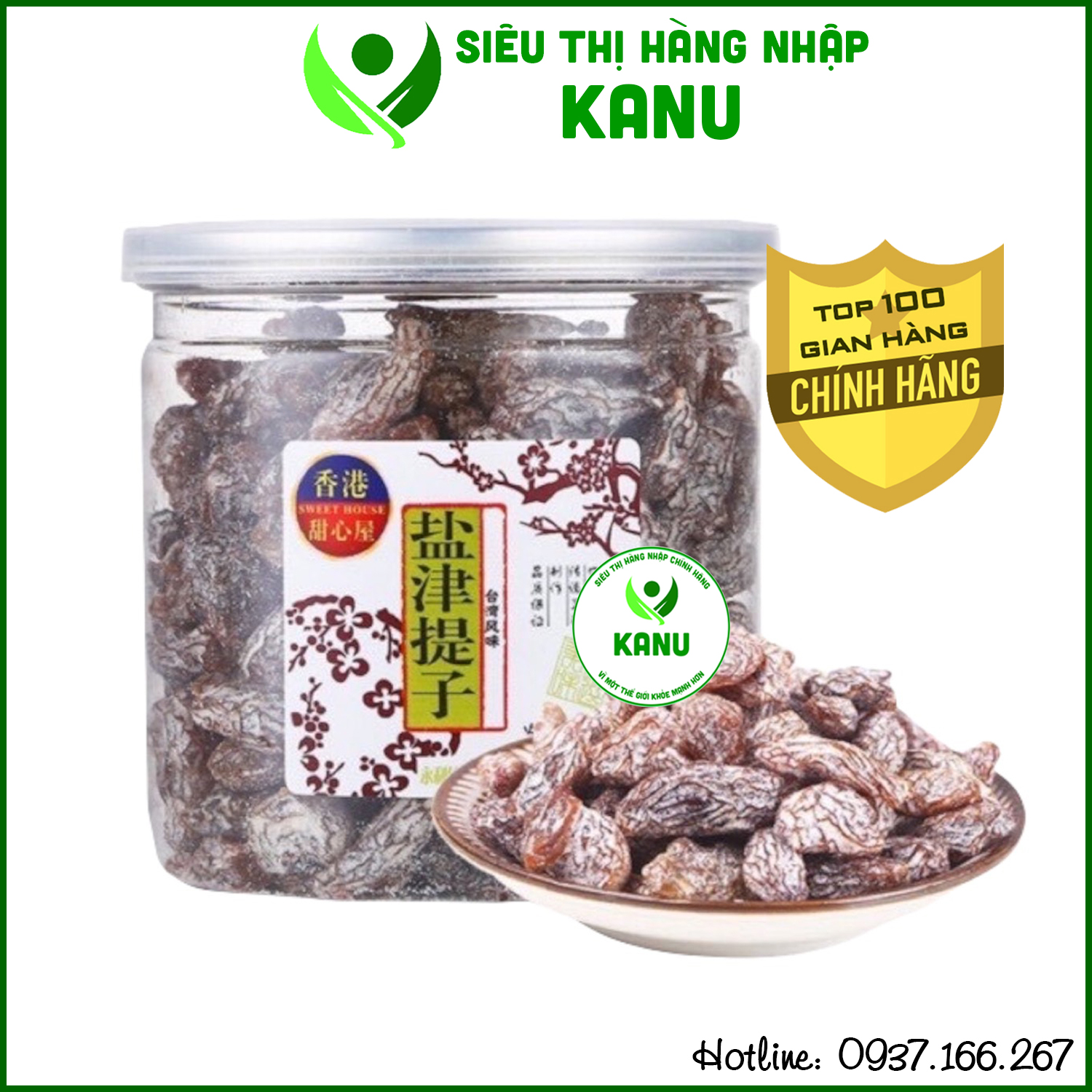 Ô mai xí muội nho Sweet House HongKong, omai siêu ngon