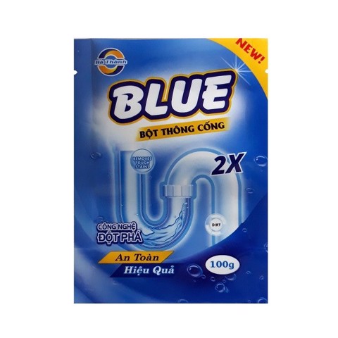 Combo 5 gói bột thông cống blue 100gr