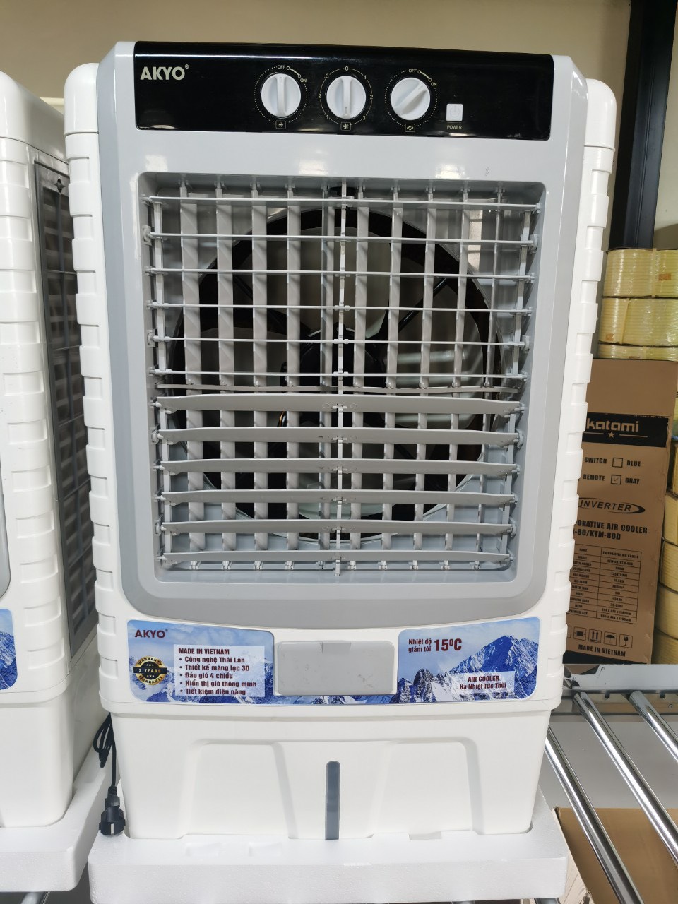 [BẢO HÀNH 2 NĂM] QUẠT ĐIỀU HÒA KHÔNG KHÍ AKYO AK-80C NEW 2020