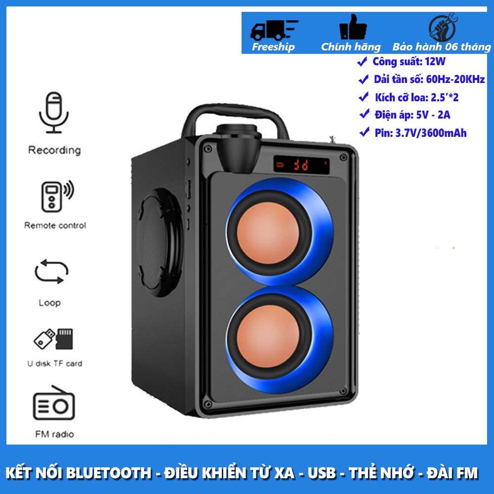 Loa bluetooth karaoke cong suat cao rs a20 haoyes, nghe nhạc cực hay và chuẩn