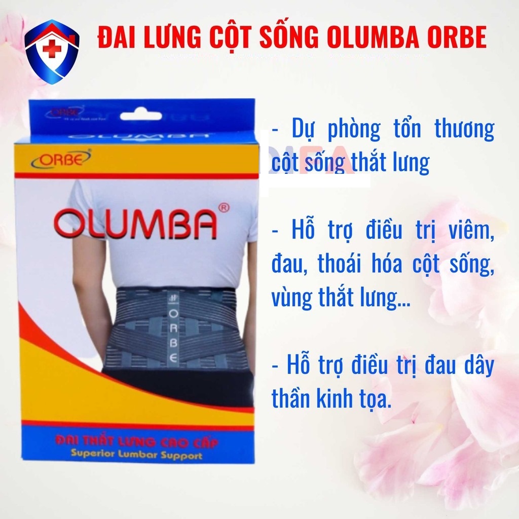 Đai lưng cột sống olumba orbe cao cấp,đai cho người thoát vị đĩa đệm