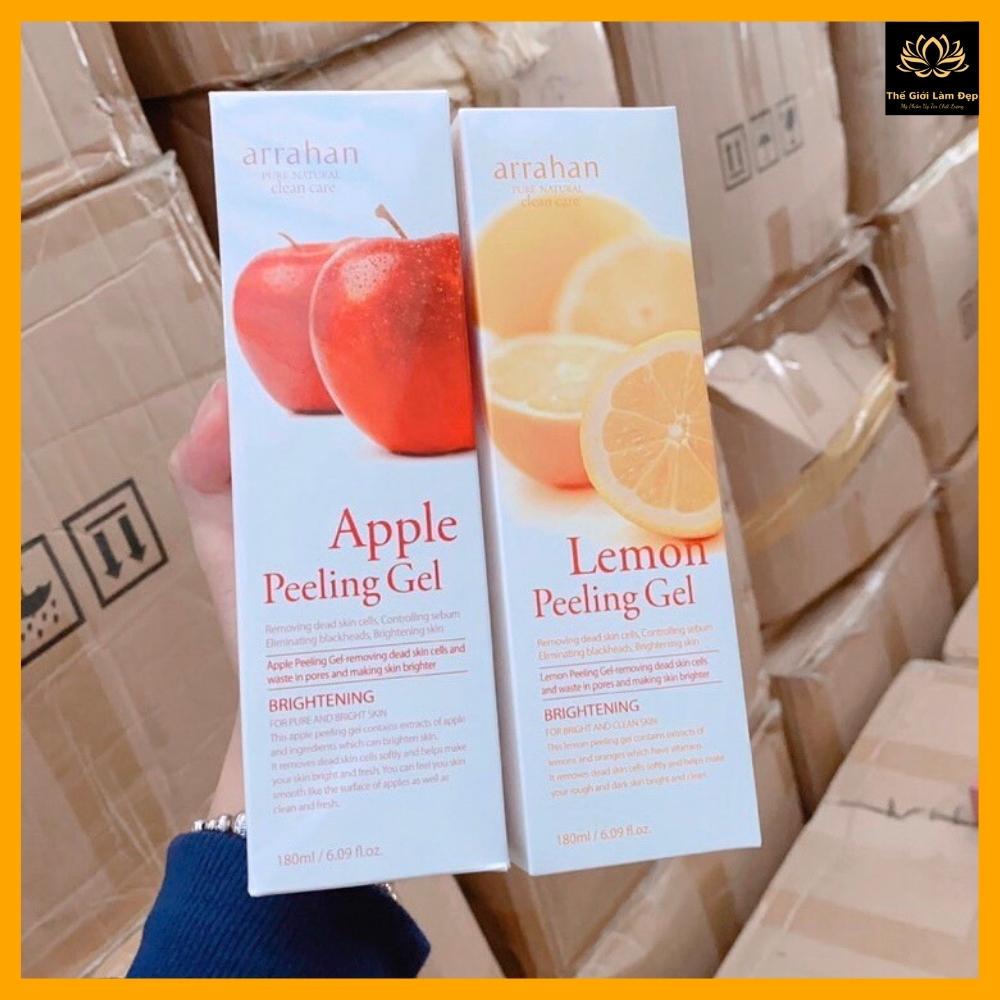 Gel Tẩy Tế Bào Chết Arrahan Peeling Hàn quốc 180ml làm sạch da mặt body toàn thân dưỡng ẩm trắng sáng giảm dầu nhờn mụn làm mờ thâm nám