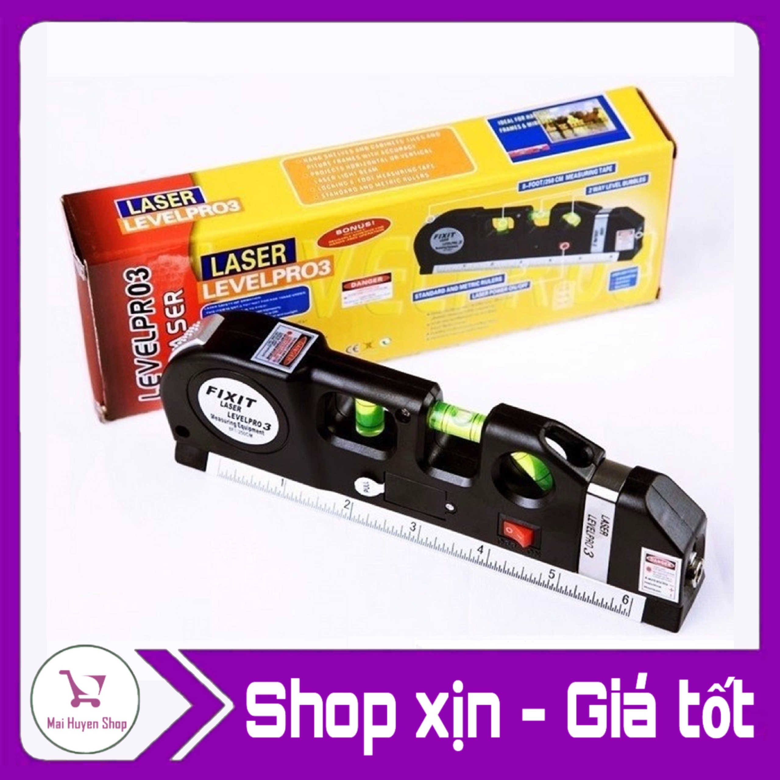 Thước cân bằng thủy lực lazer