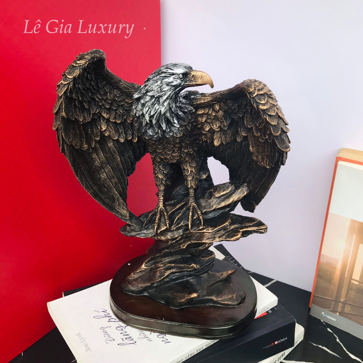 Tượng Đại Bàng Trang Trí, Tượng chim đại bàng, tượng đại bàng Decor, tượng decor để bàn làm việc, tượng đẹp