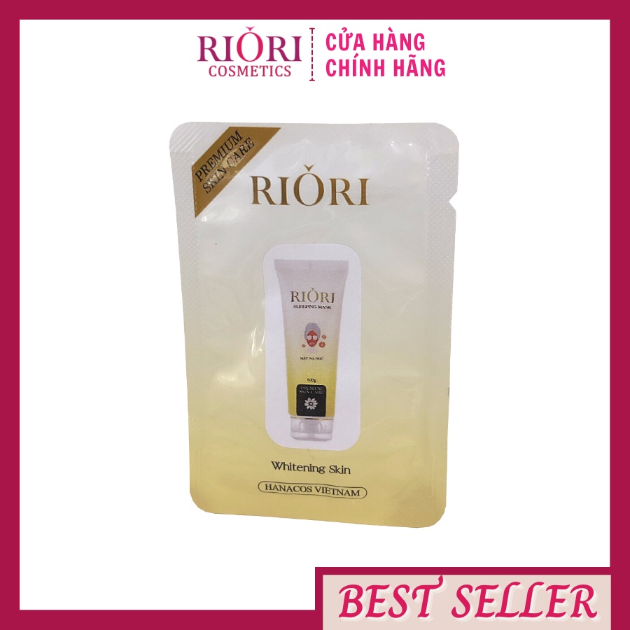 Mặt nạ ngủ nha đam riori sleeping mask 1,5g