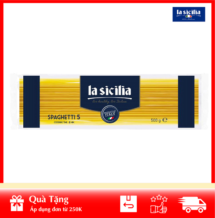 Mì ý lasicilia số 5 gói 500gr la sicilia no.5