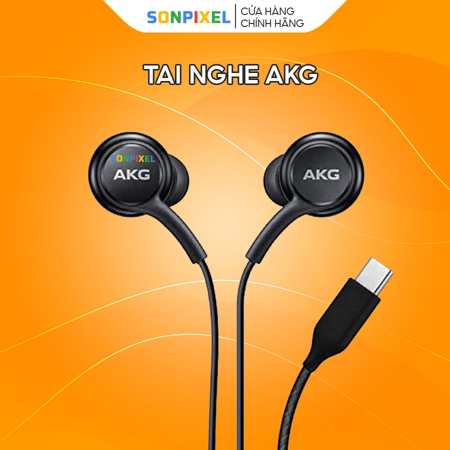 Tai Nghe AKG Tương Thích Cho Pixel 2/2xl/3/3xl/3a/3axl/4/4xl/5/4a/4a5g Cho Samsung Galaxy S10 Cổng Kết Nối Type C