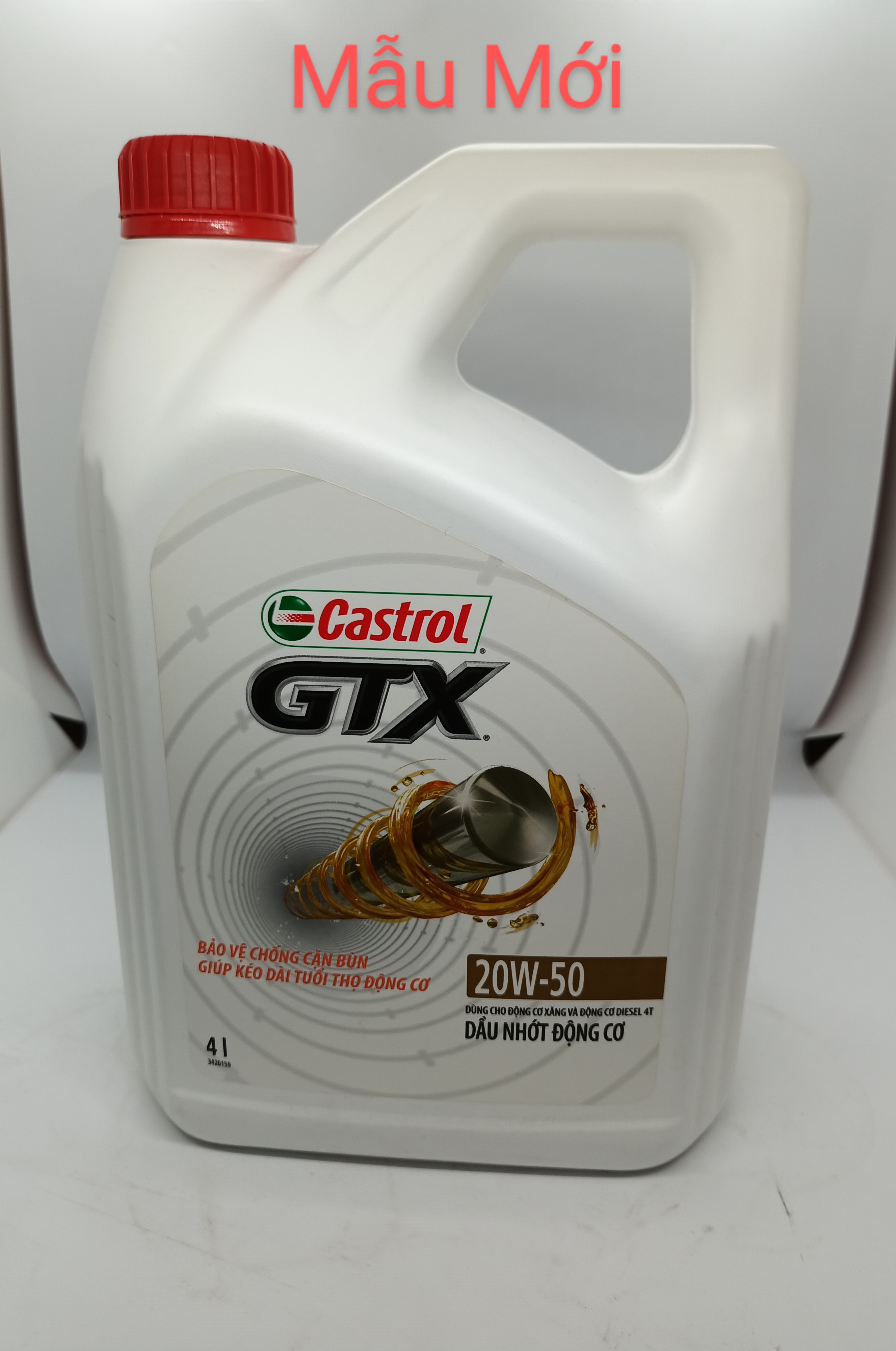 Dầu nhớt đông cơ castrol gtx 20w50 -4l
