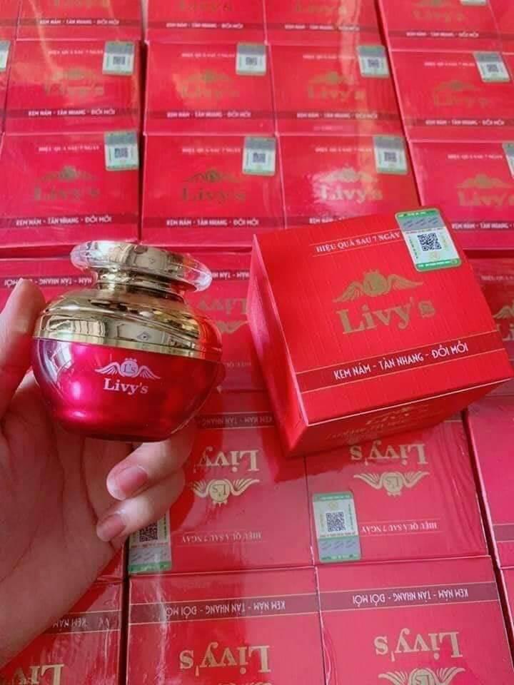 Kem Face Livys Thái lan Chính hãng Màu đỏ nám - tàn nhang - đồi mồi CHÍNH HÃNG