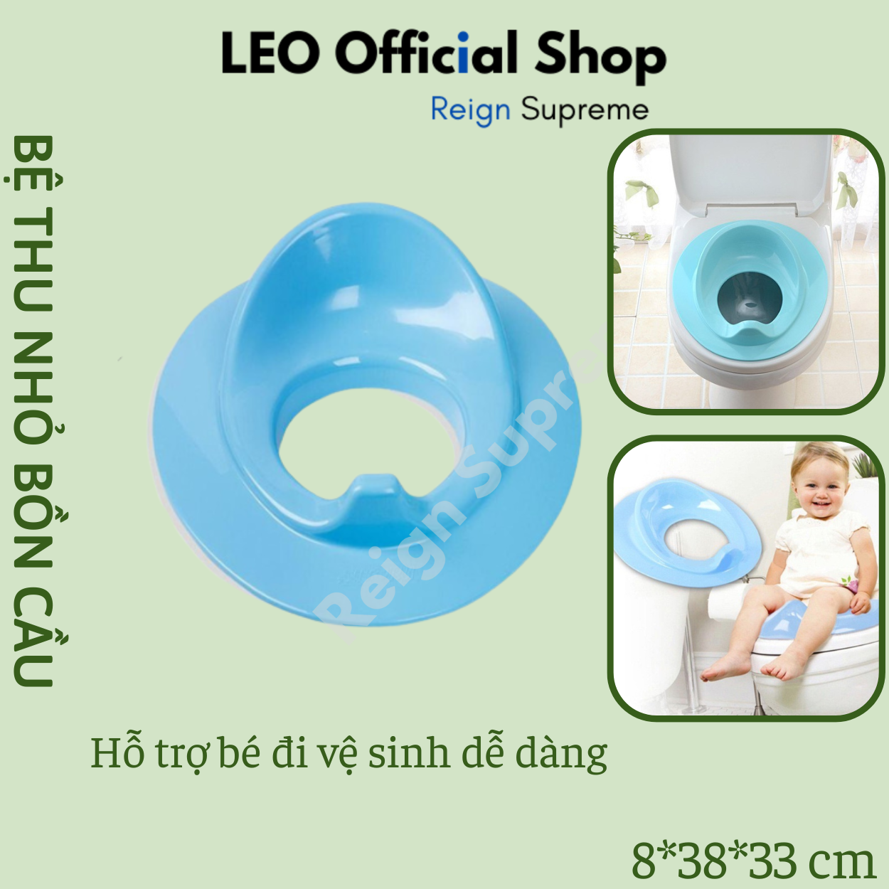 Kệ thu nhỏ bồn cầu nhựa Việt Nhật cho bé, bệ ngồi toilet cho trẻ em, Ghế thu nhỏ bồn cầu cho trẻ em