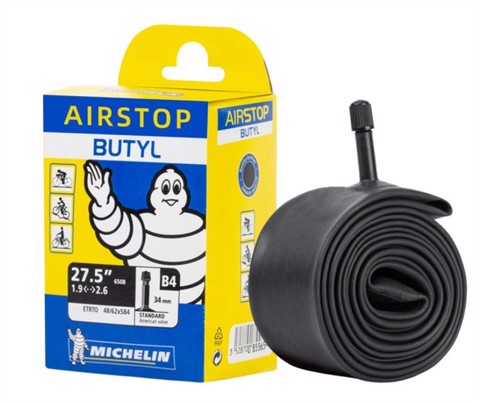 Ruột xe đạp michelin airstop 27.5 van mỹ 34mm