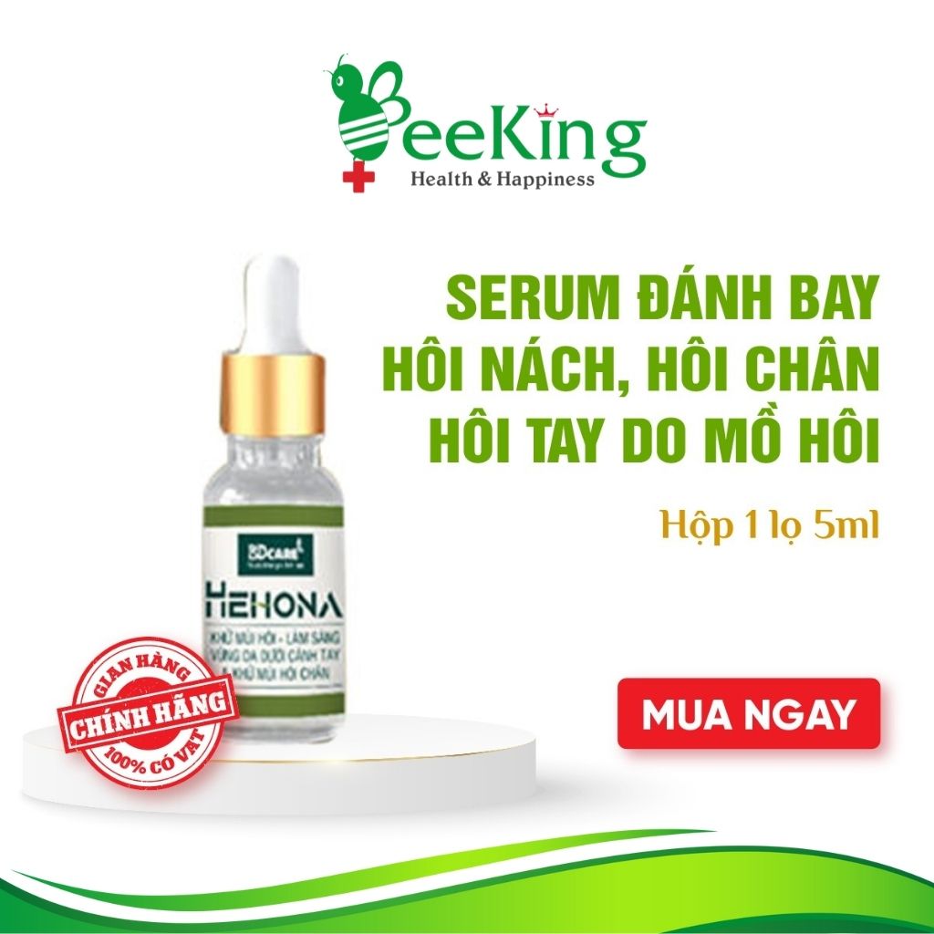 Hehona - serum khử mùi hôi nách & hôi chân