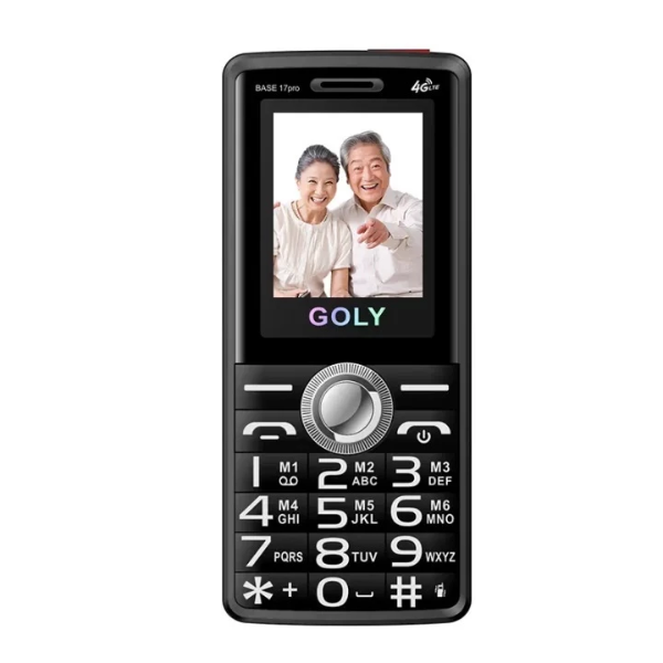 Điện thoại Goly Base 17 pro 4G màu bạc