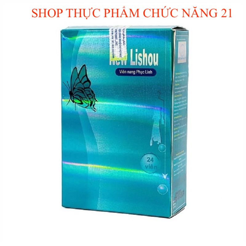 NEW LISHOU Viên Nang Phục Linh - Hỗ trợ giảm cân, an toàn, hiêu quả ( Hộp 24 Viên, Hộp 45 Viên )