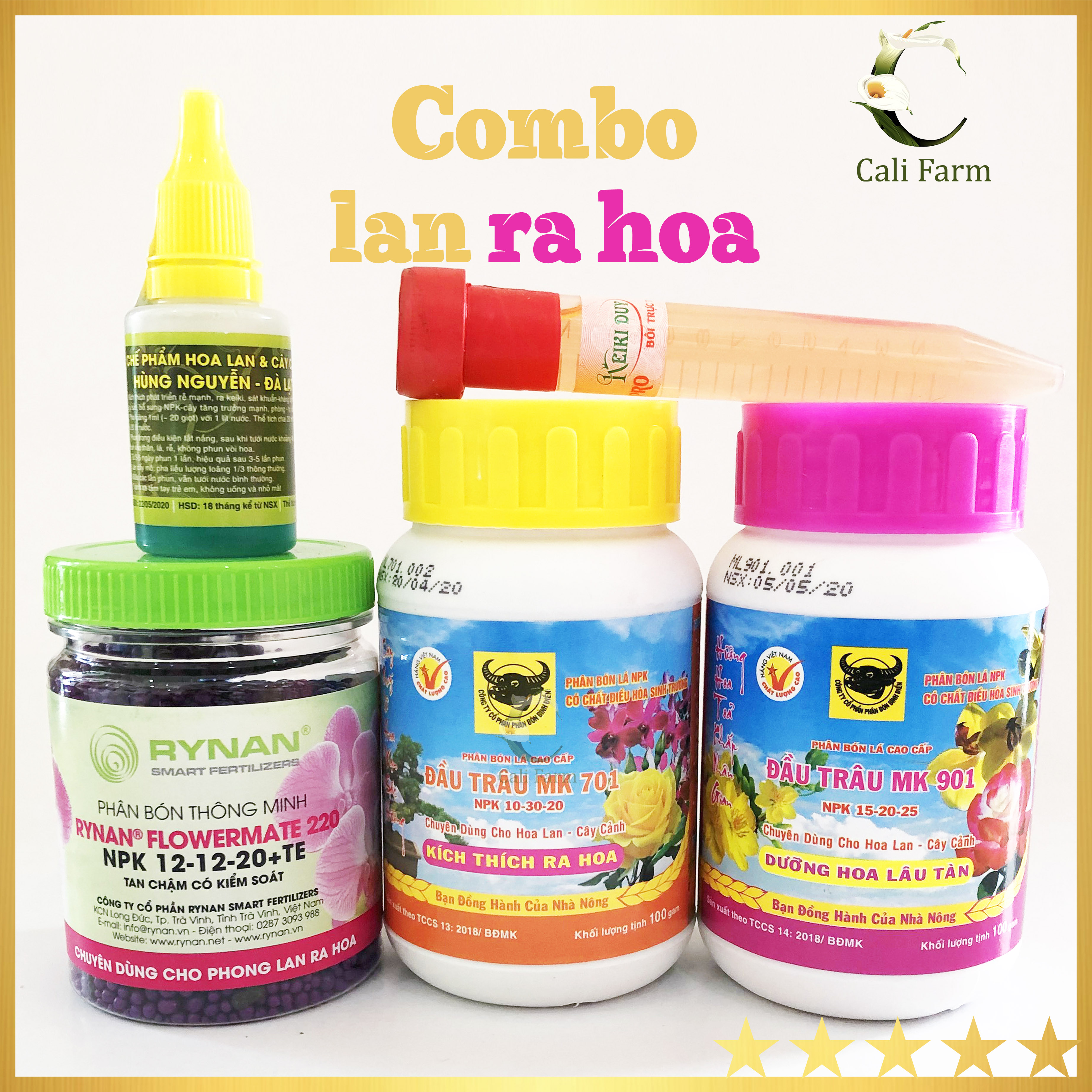 Bộ sản phẩm chăm sóc lan ra hoa một cách hoàn hảo nhất