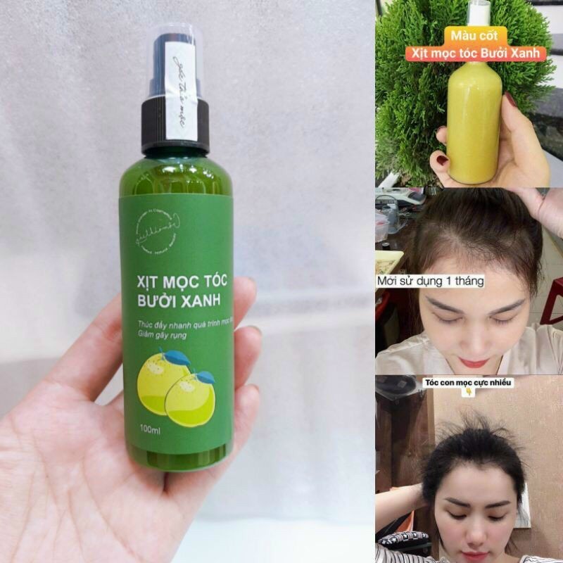 Xịt dưỡng tóc tinh chất bưởi 100ml/chai- giảm rụng tóc- giúp mọc tóc