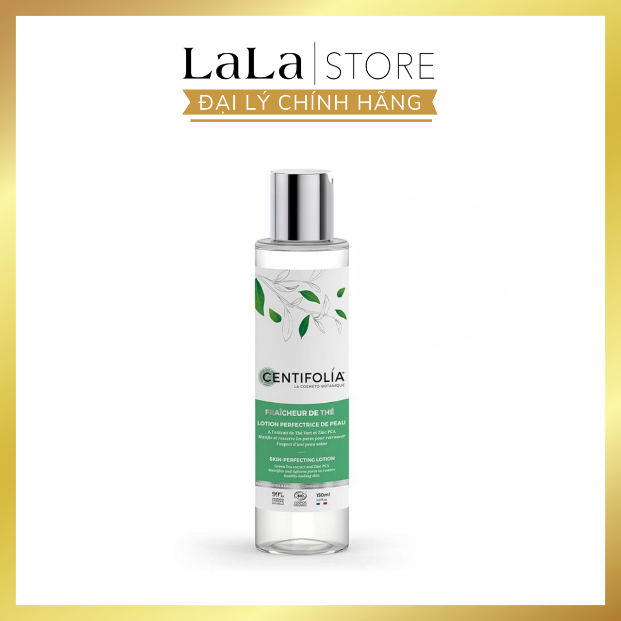 Nước hoa hồng dưỡng ẩm centifolia lotion tonique hydratante toner pháp 200ml