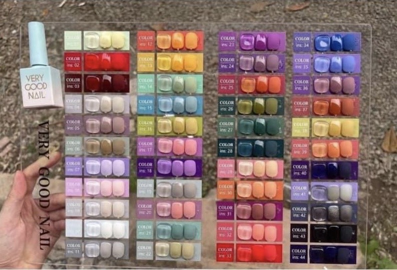 Set sơn 44 màu Very good nail, sơn gel, sơn gel 44 màu