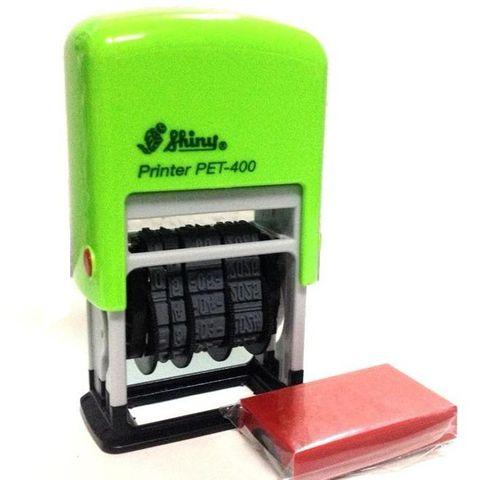 Combo con dấu đóng ngày tháng năm shiny pet-400 và 2 dấu tên s-852