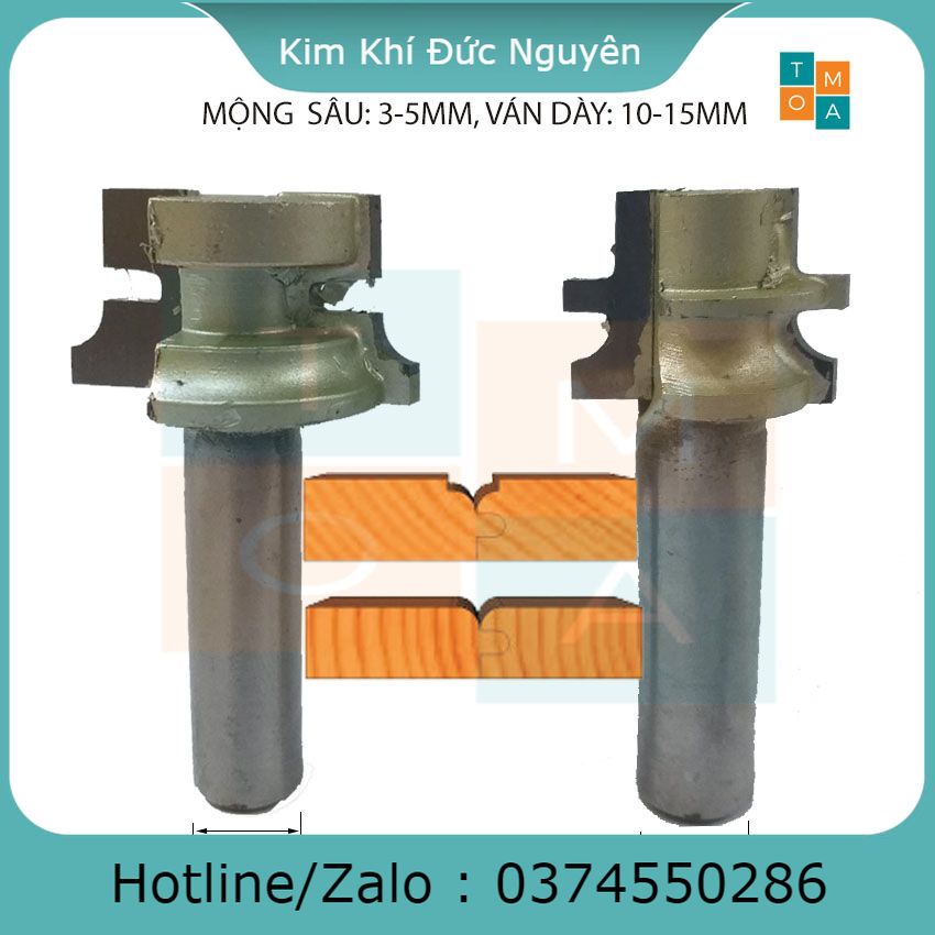Bộ mũi soi gỗ ghép ván trần - mũi phay ghép gỗ lamri
